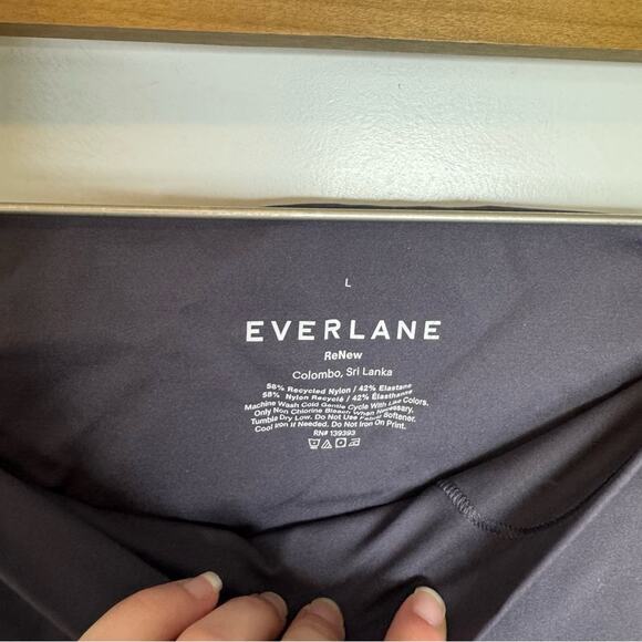 Everlane Renew Gray High Rise 7/8 Length Active Leggings Size Large - Picture 4 of 5